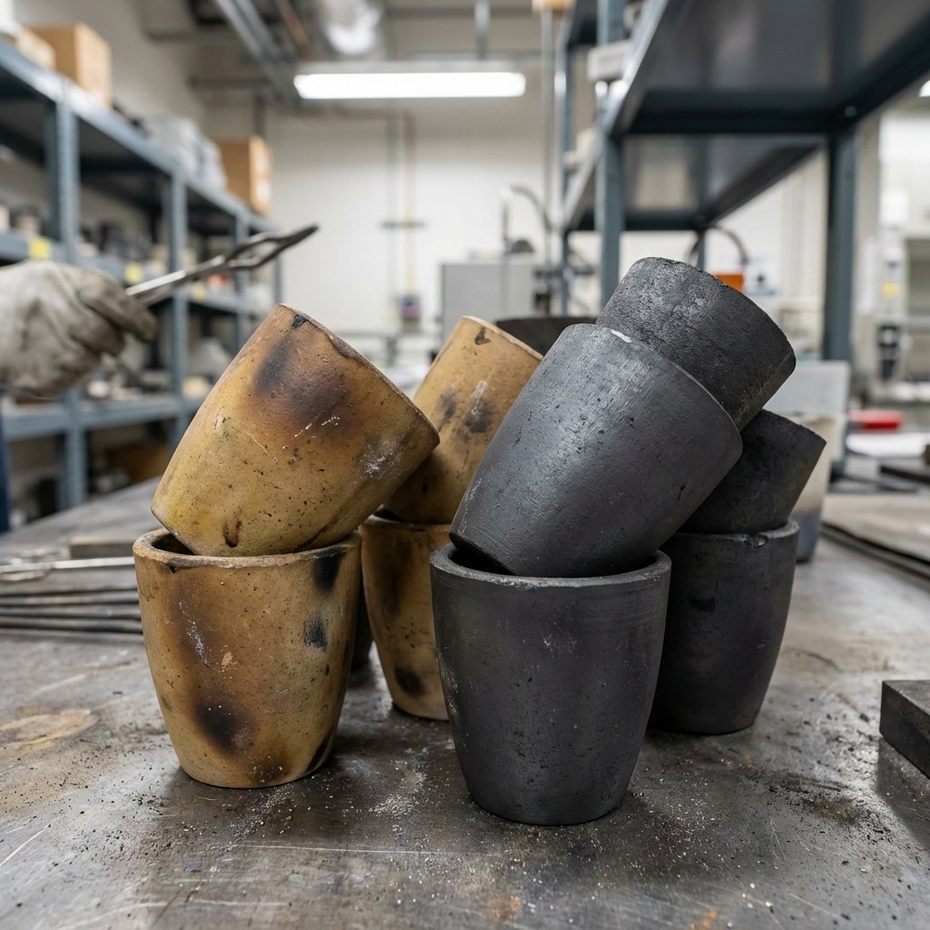 Crisoles de Arcilla y Grafito